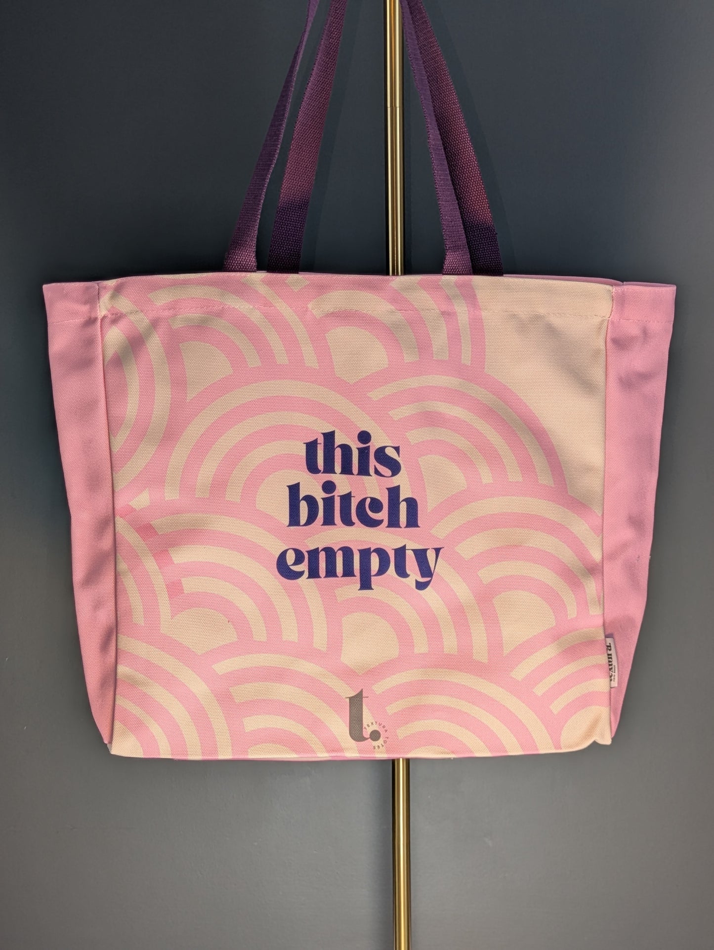 "This Bitch Empty" Iconic Meme Tote – Bold & Unapologetic