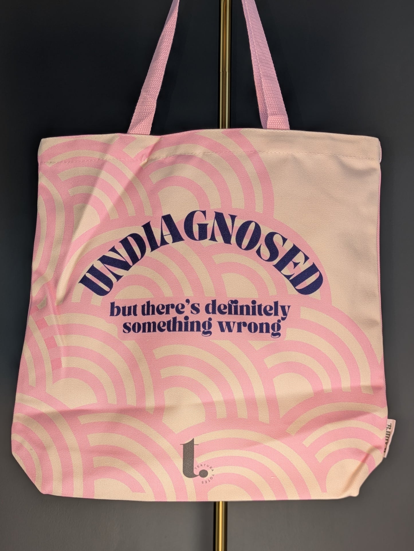 "Undiagnosed - but there's definitely something wrong" – Fun Pattern Tote