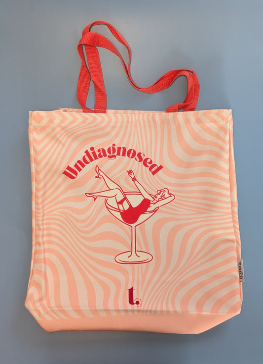 "Undiagnosed" Groovy Tote – Sassy, Relatable & Iconic