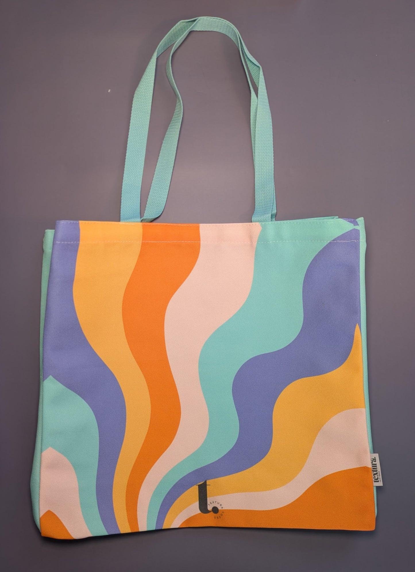 Retro Swirl Tote – Funky, Vibrant & Stylish