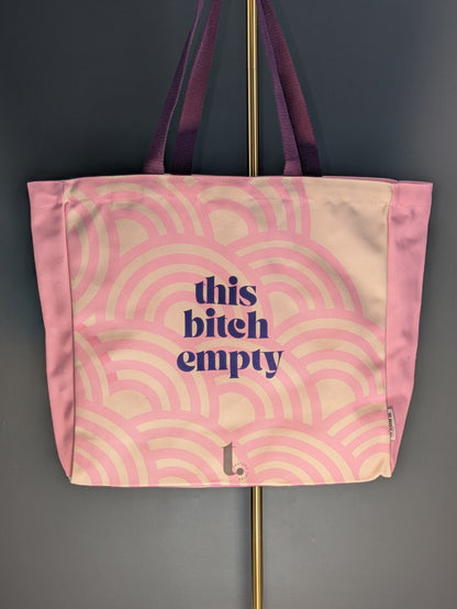 "This Bitch Empty" Iconic Meme Tote – Bold & Unapologetic